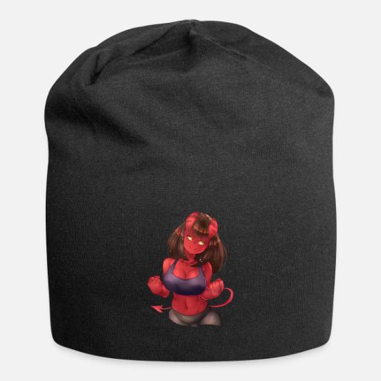 Hot Red Devil Girl - Merunyaa' Beanie 